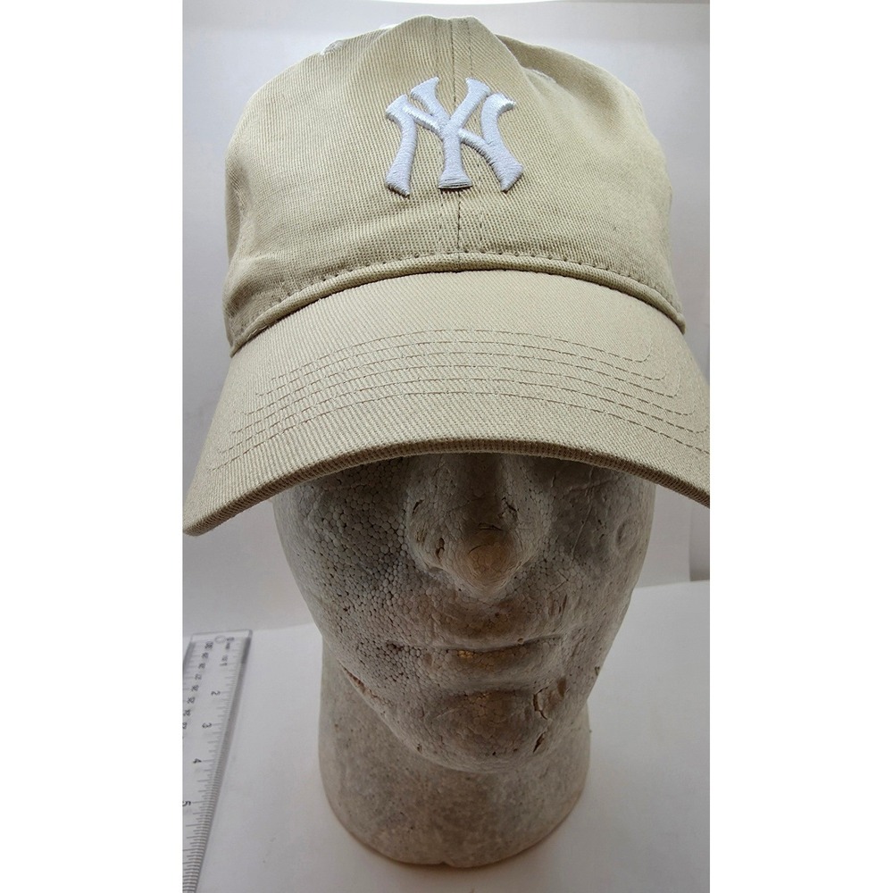 MLB New York Yankees Tan Khaki Adjustable Baseball Cap Hat 32CP85641-7